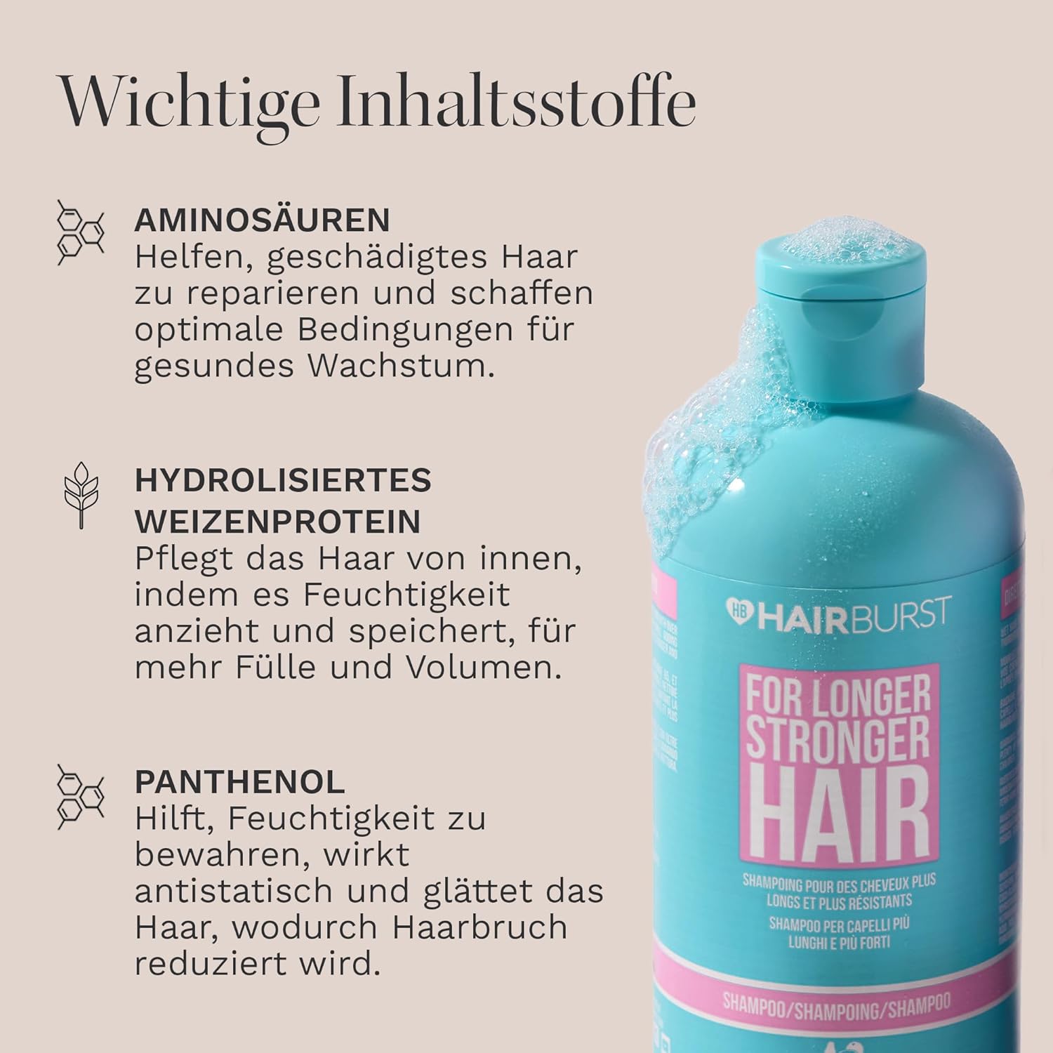 Thumbnail 3 de HAIR BURST Shampoo & Conditioner Set 2×350 ml