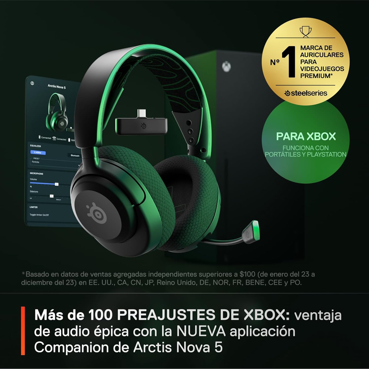 Thumbnail 1 de SteelSeries Arctis Nova 5X Auriculares Xbox