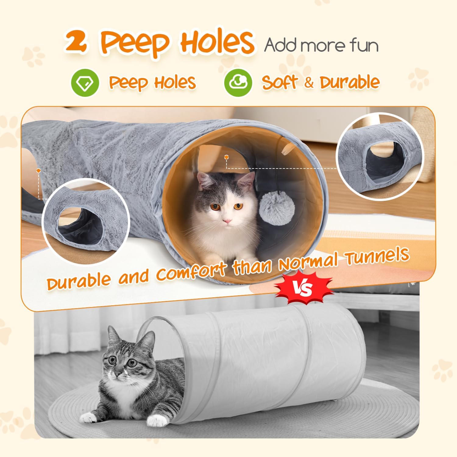 Thumbnail 5 de Nobleza Tunnel pour Chat 108 cm đ±