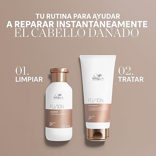 Thumbnail 6 de Wella Professionals FUSION Champú de Reparación Intensa para cabello seco y dañado (250 ml)