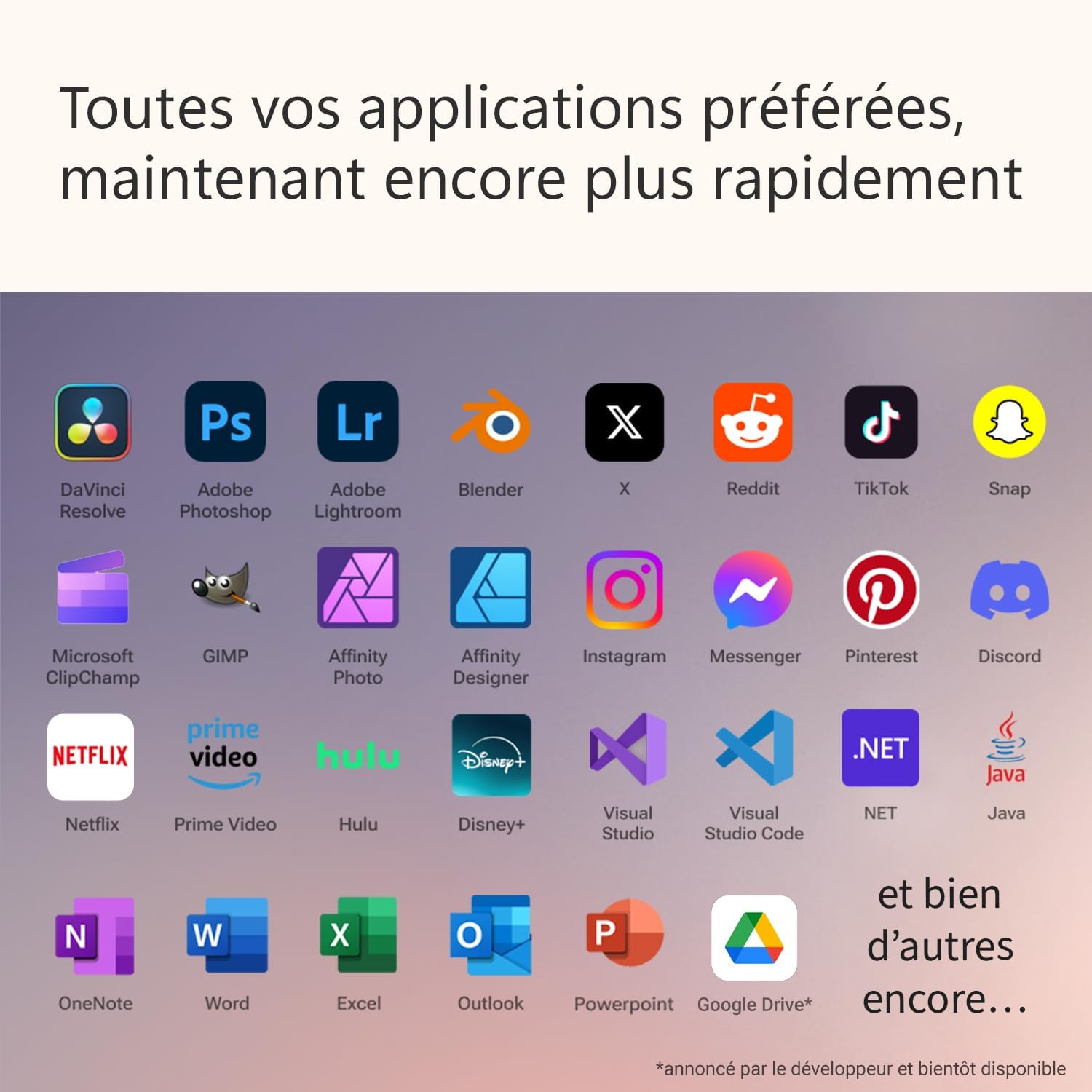 Detalle de Microsoft Surface Laptop Copilot+ 13,8 pouces