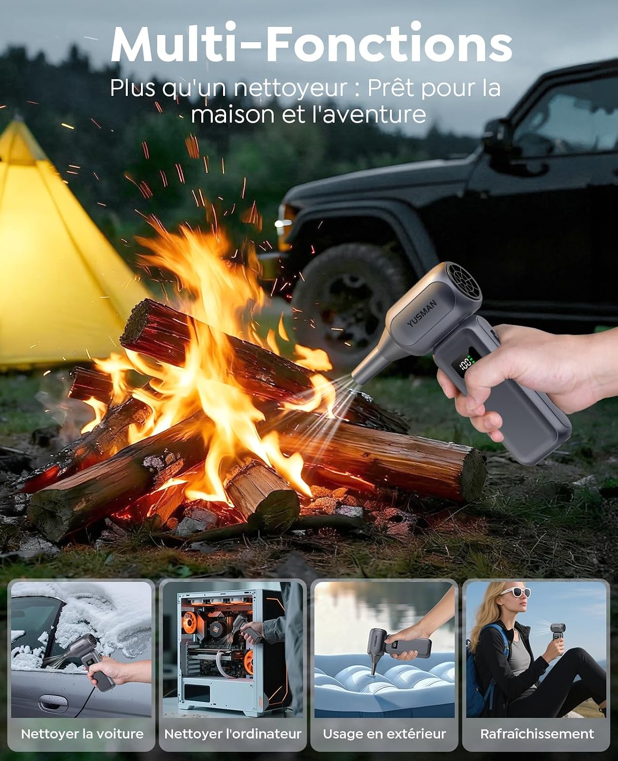 Thumbnail 4 de YUSMAN Souffleur mini 12 000 mAh