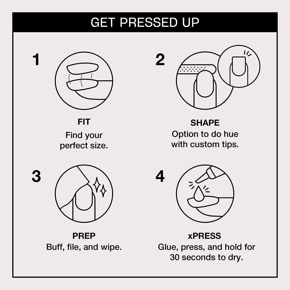 Thumbnail 3 de OPI xPRESS/ON Press On Nails (Glitter & Shimmery) – Long & Short, Round & Oval, with Glue – 30 pcs