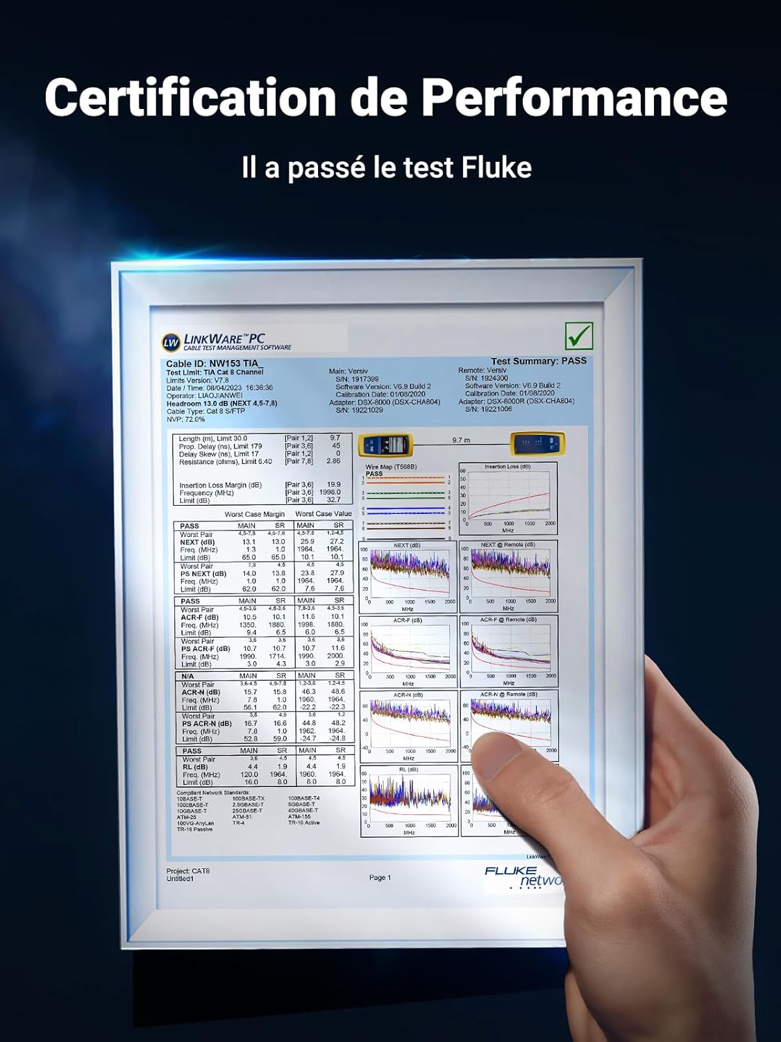 Thumbnail 5 de UGREEN Cat 8 Câble Ethernet 2m 40 Gbps 2000 MHz 📶