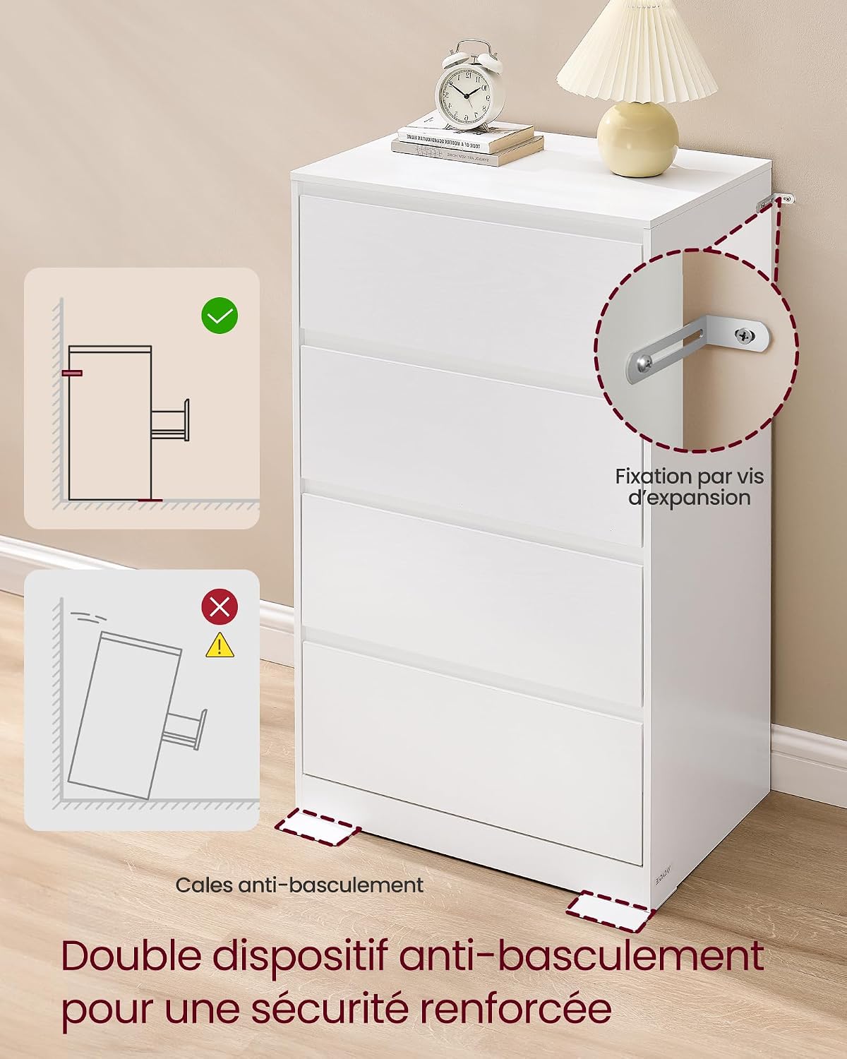 Thumbnail 6 de VASAGLE Kailyn Commode 97,4 cm