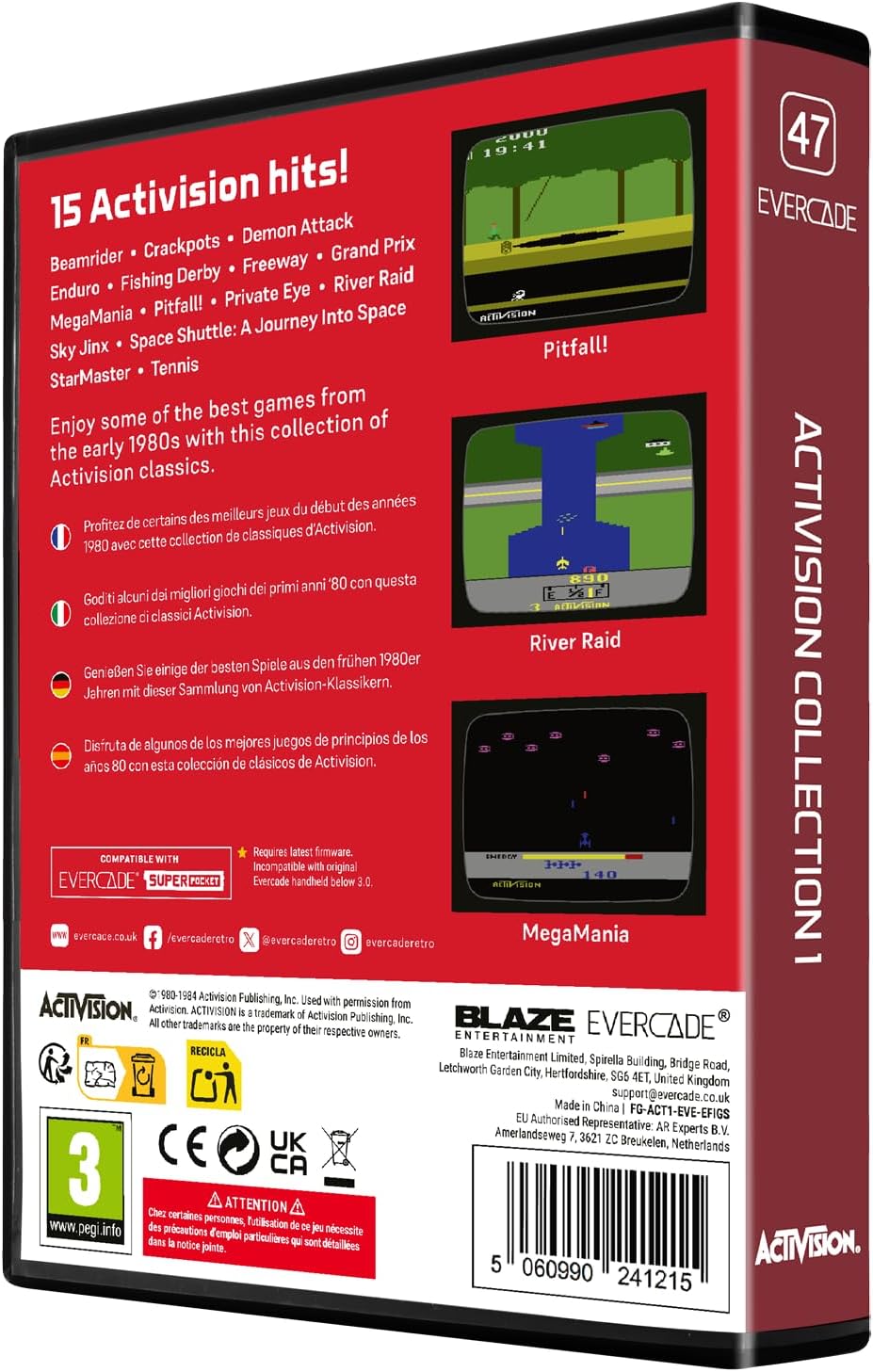Thumbnail 2 de Evercade VS-R et Activision Collection 1 — console rétro