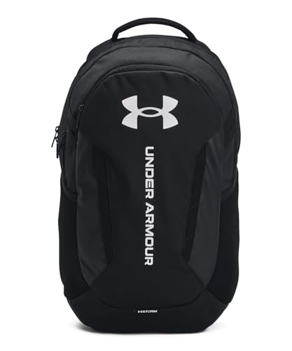 Detalle de Under Armour Hustle 6.0 Backpack (Unisex) - 002 Black, OSFM