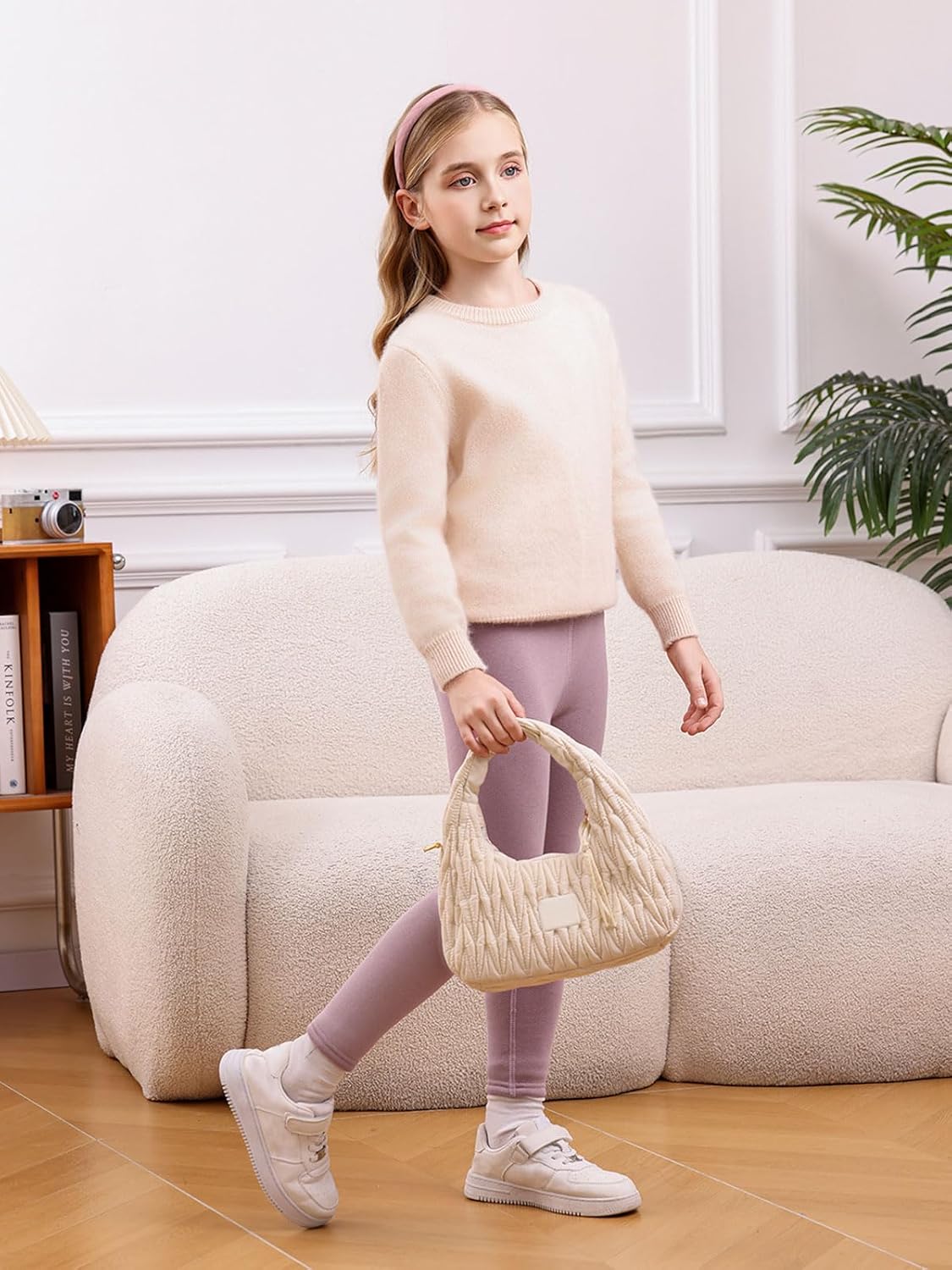 Thumbnail 2 de Vorvowry Thermoleggings für Mädchen mit weichem Fleece-Futter (Winter-Stretch)