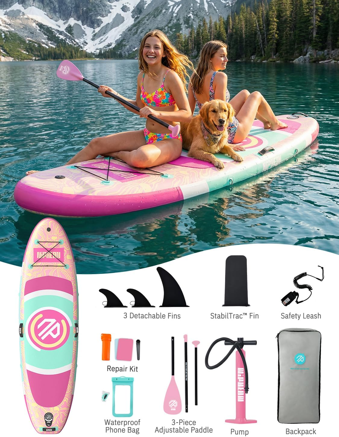 Thumbnail 6 de Niphean Ultra-Light Inflatable Paddle Board