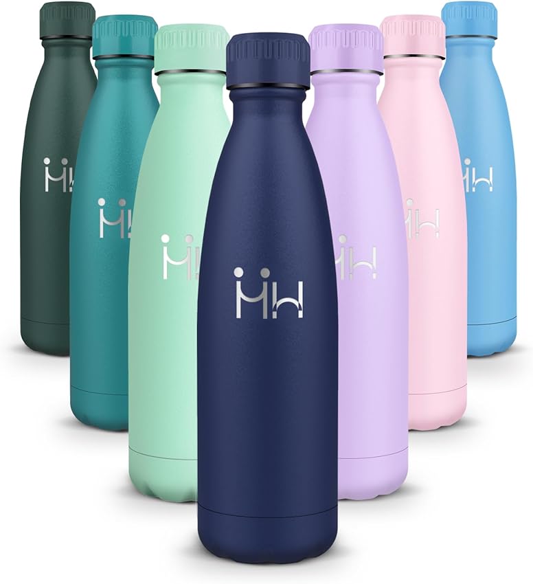 Detalle de HoneyHolly Botella Térmica 500ML🥤Mantiene 12h Caliente y 24 Frío