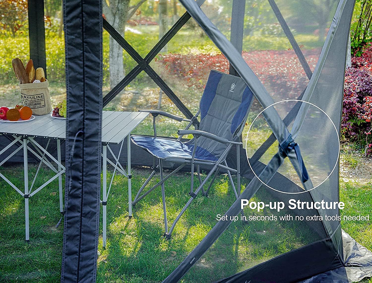 Detalle de EVER ADVANCED Pop-Up Screen House 11.5 ft