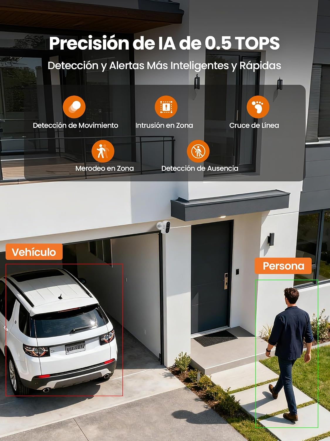 Detalle de Anlapus A61 3MP 2K Cámara WiFi exterior/interior