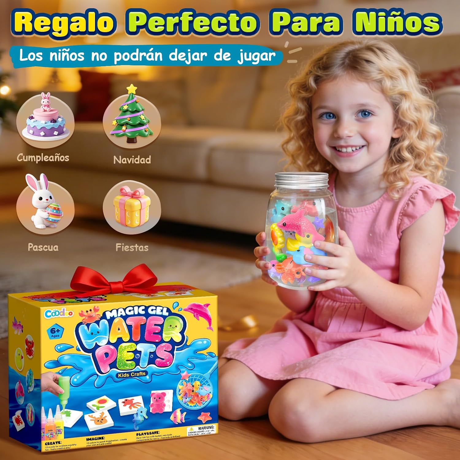 Thumbnail 6 de Coodoo Aqua Gelz Set: Juguete de Gel de Agua Mágico 3D DIY