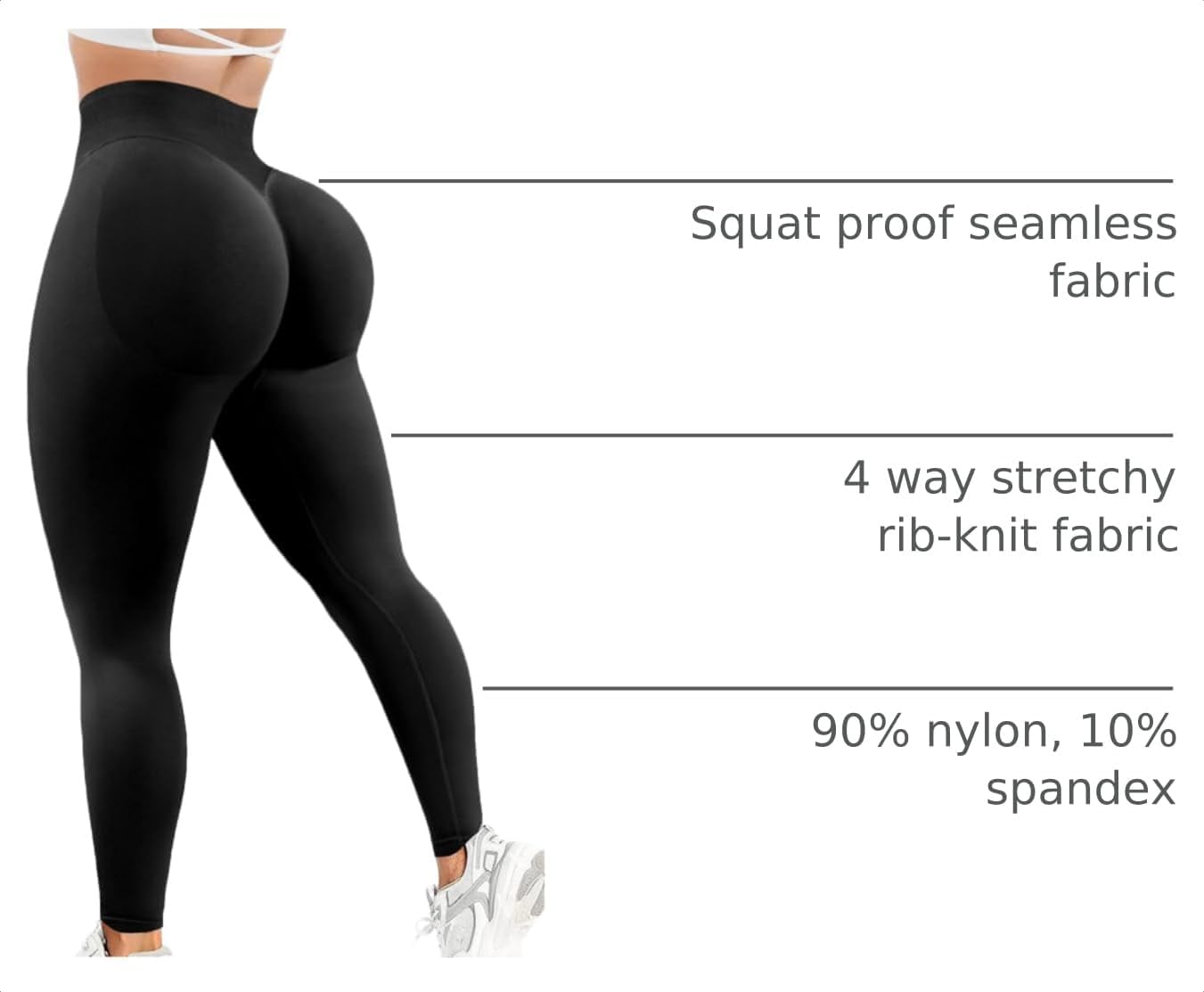 Detalle 2 de POWERASIA Scrunch Butt Leggings, Mid-Rise