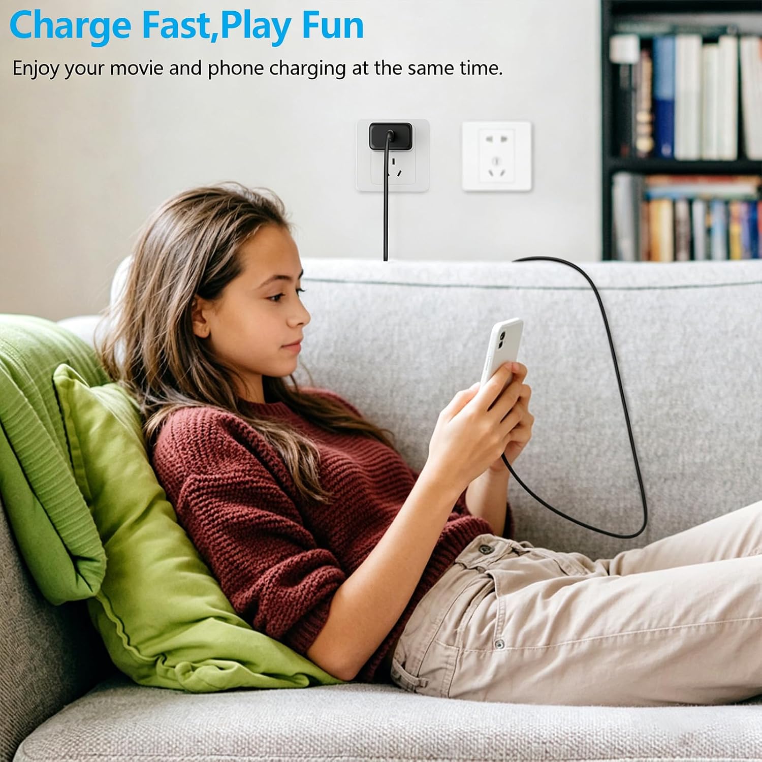 Thumbnail 6 de JupptElectronics EP-TA800CX USB-C-laders 25 W met kabels van 2 m, set van 2