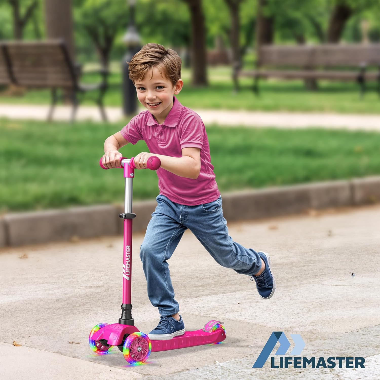 Thumbnail 2 de Lifemaster Mini 3-Wheel Kids Scooter 110 lbs