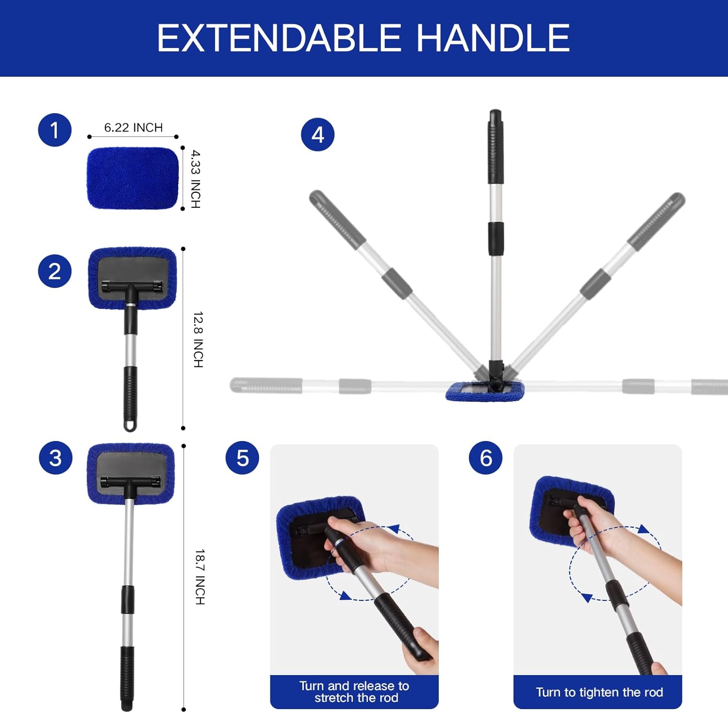 Thumbnail 4 de Qydipclin Windshield Cleaner Kit 11pc