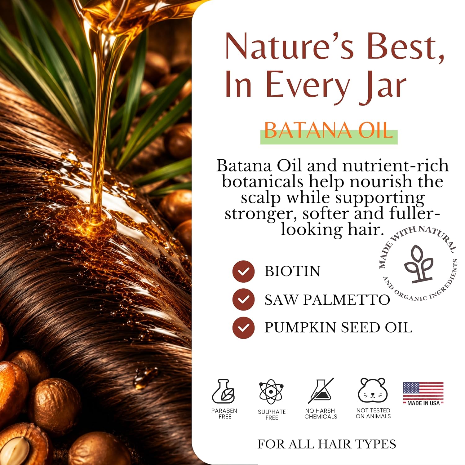 Detalle 2 de Batana Oil Shampoo, Sulfate-Free