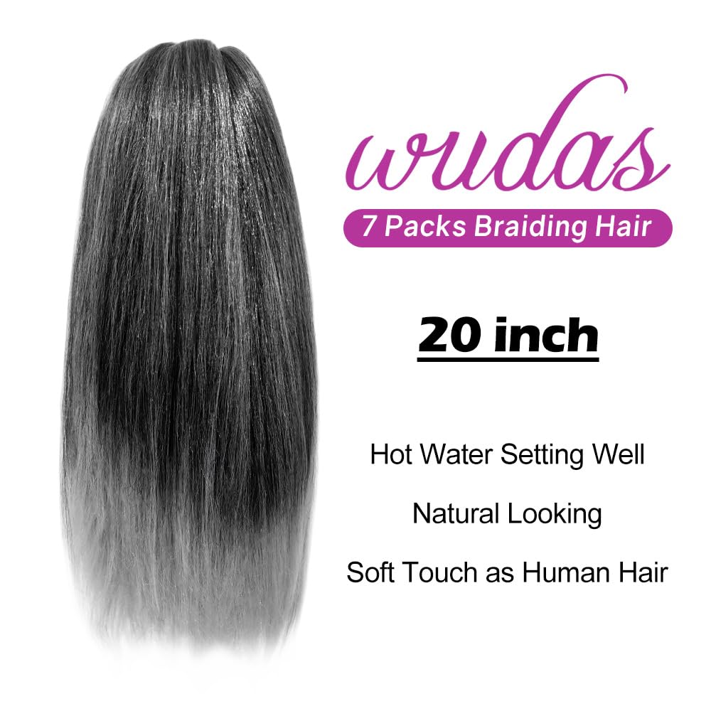 Detalle 2 de WUDAS Braiding Hair 20-Inch