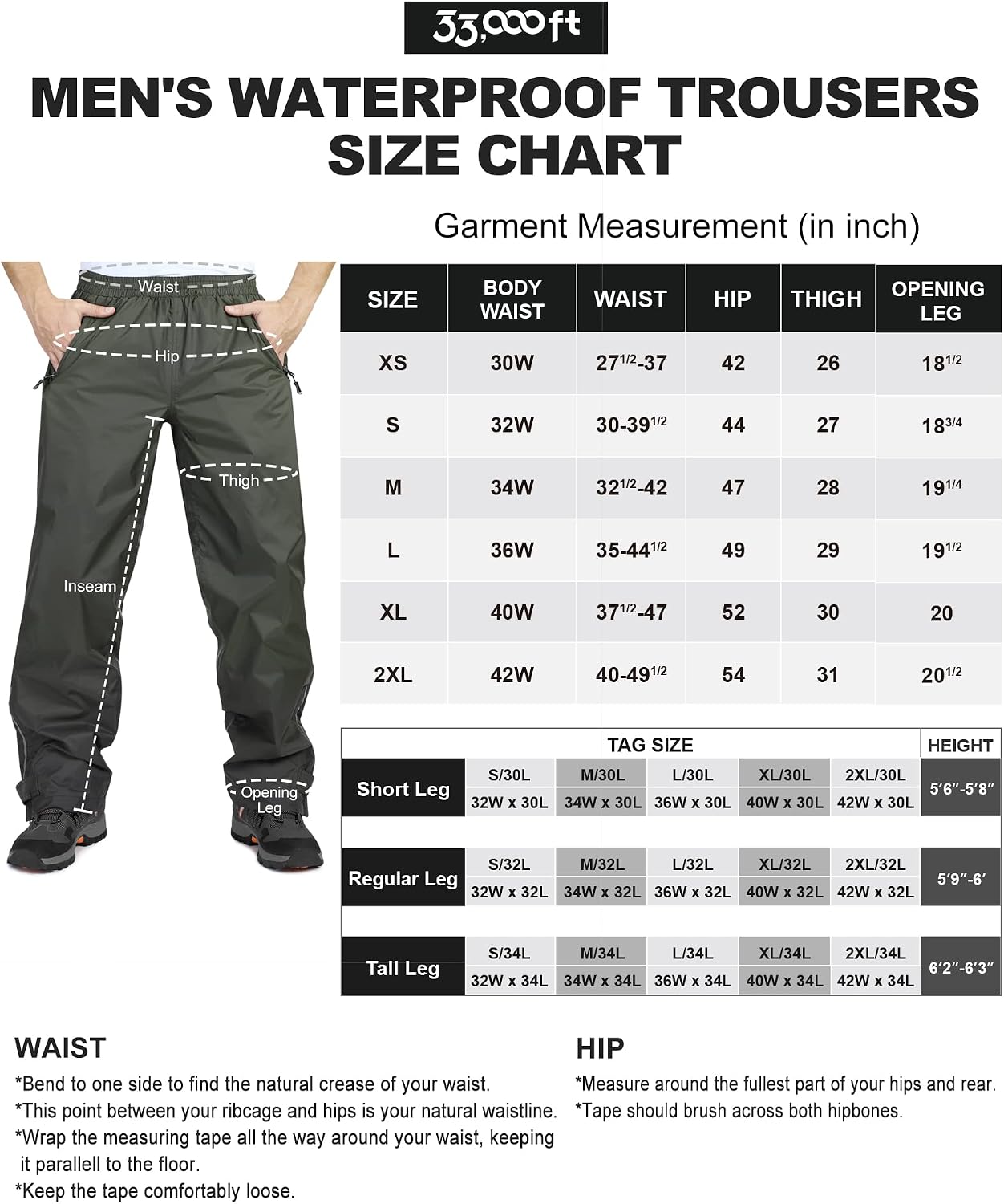 Thumbnail 5 de 33,000ft Waterproof Trousers 5000mm