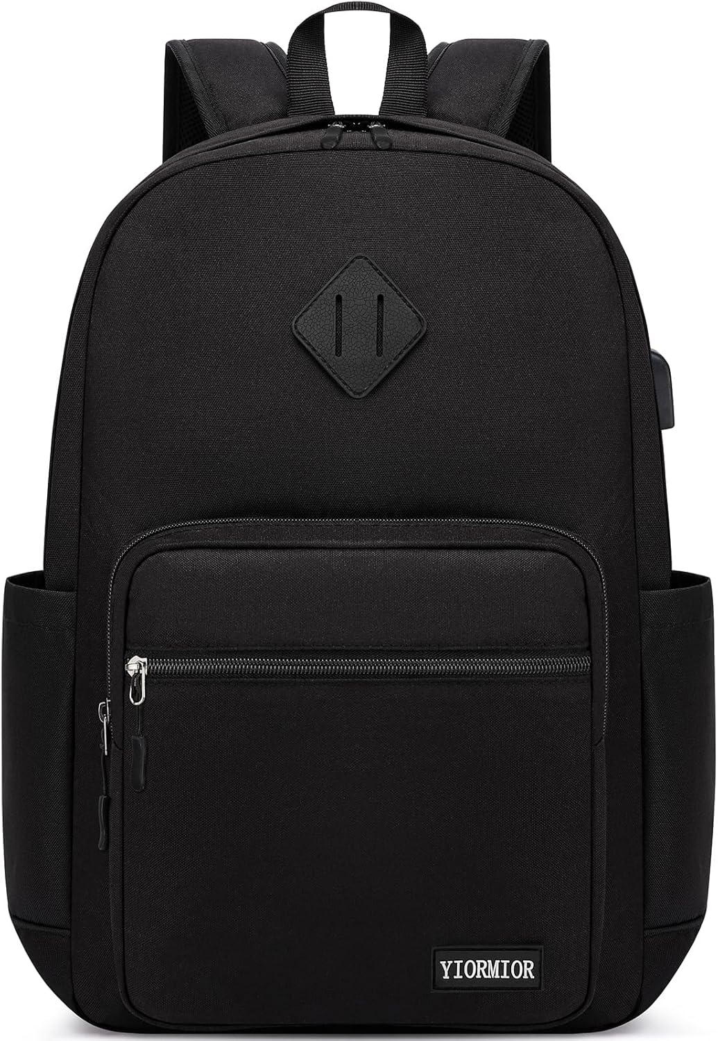 Detalle de YIORMIOR Zaino scuola università con porta PC fino a 15,6” e USB integrata
