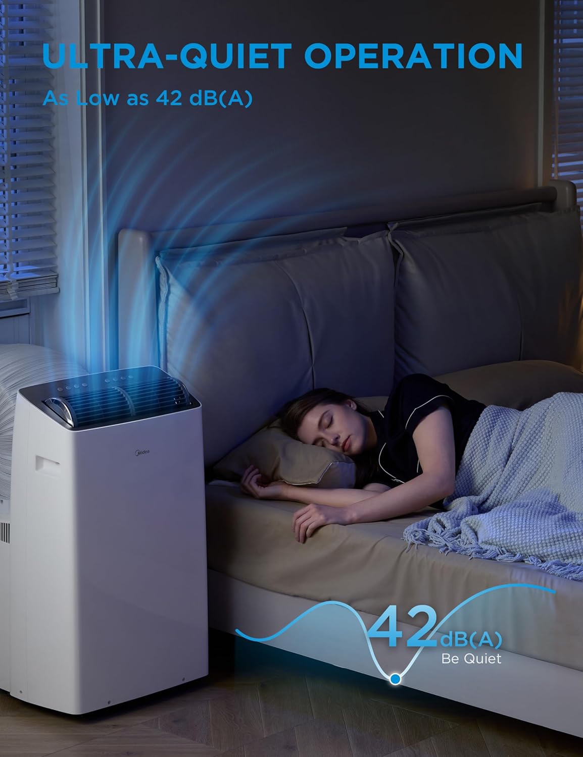 Detalle 2 de Midea Duo MP12SV5CWT Portable Air Conditioner, 14,000 BTU, Inverter, Wi-Fi