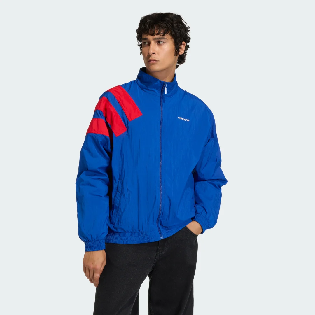 Detalle de CHAQUETA DEPORTIVA Archive Blocked de Adidas – Azul