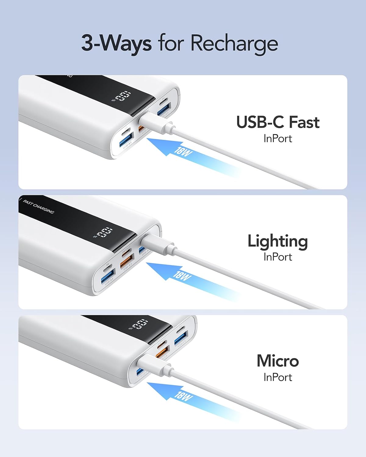 Thumbnail 5 de VRURC Power Bank 20000mAh 22.5W Mini