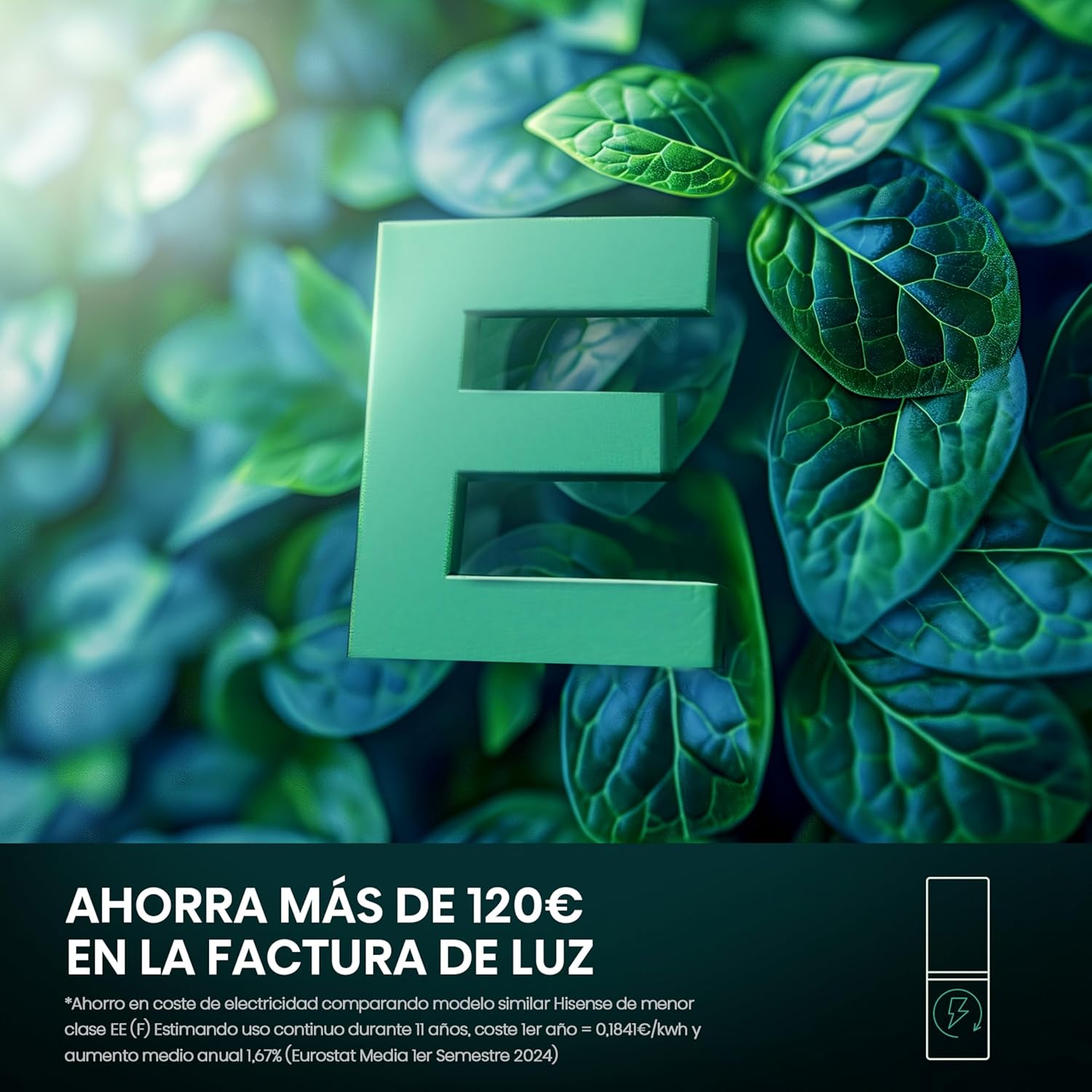 Thumbnail 3 de Hisense RB440N4BCE Frigorífico Combi Inox 336L