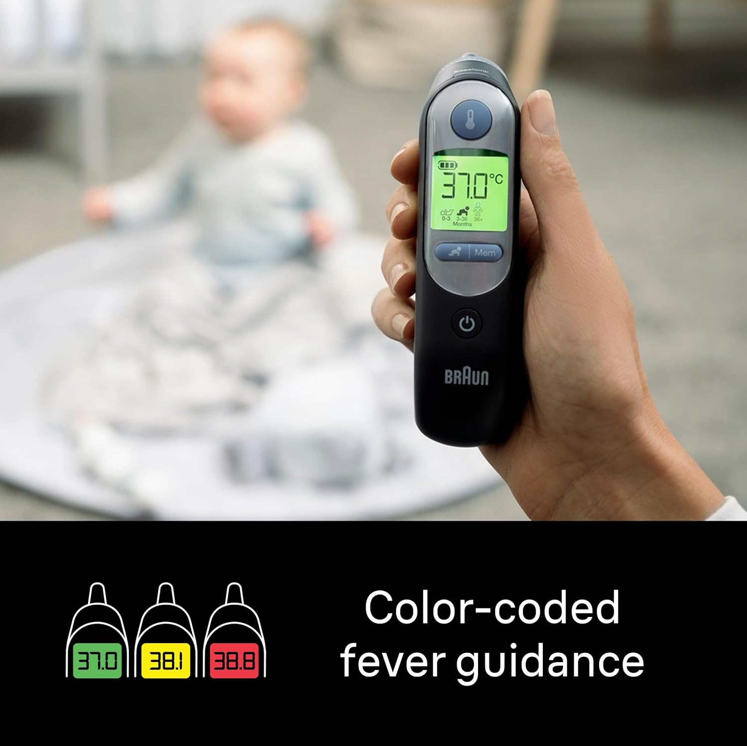 Thumbnail 4 de Braun ThermoScan 7 Ear Thermometer with Age Precision Technology