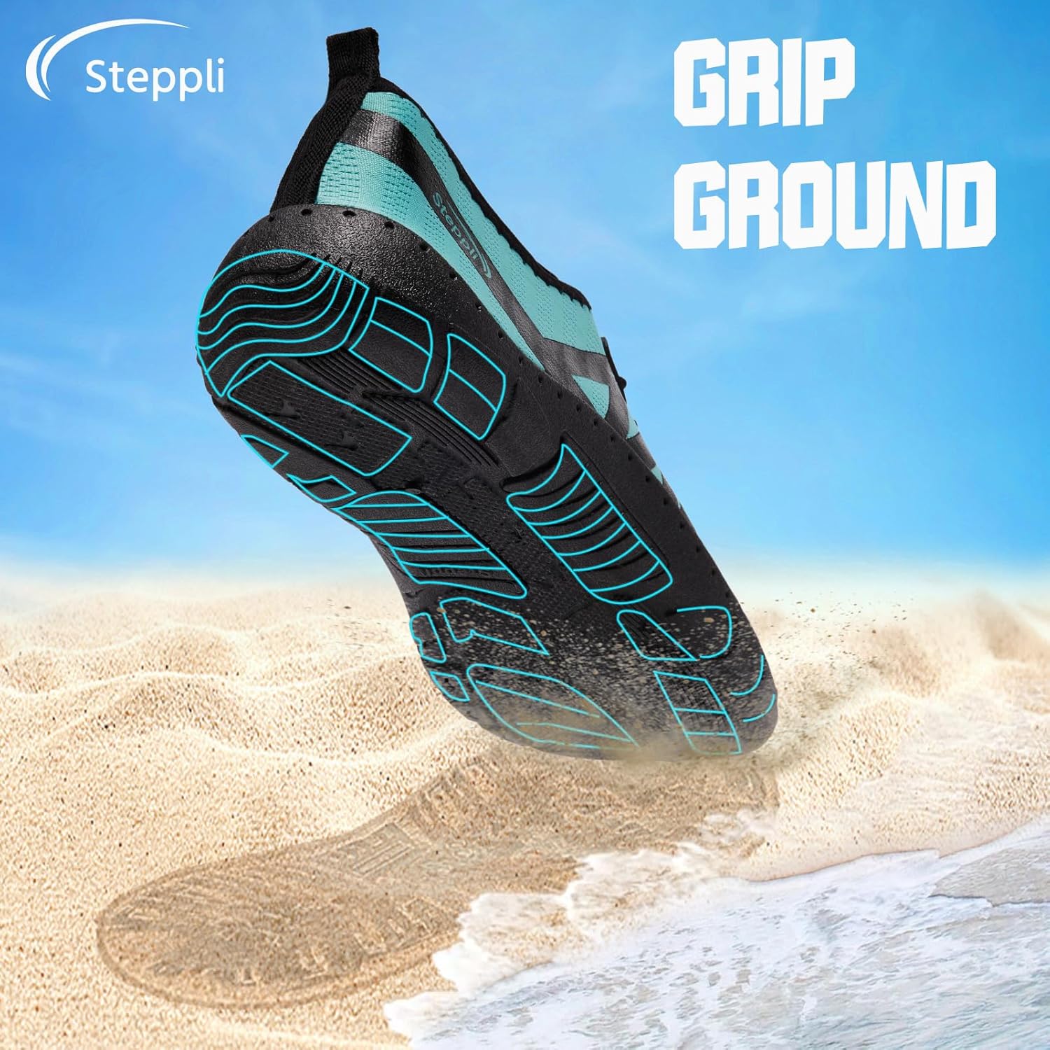 Thumbnail 5 de Steppli Water Shoes Beach Swim Sea Aqua Barefoot Shoes for Men and Women