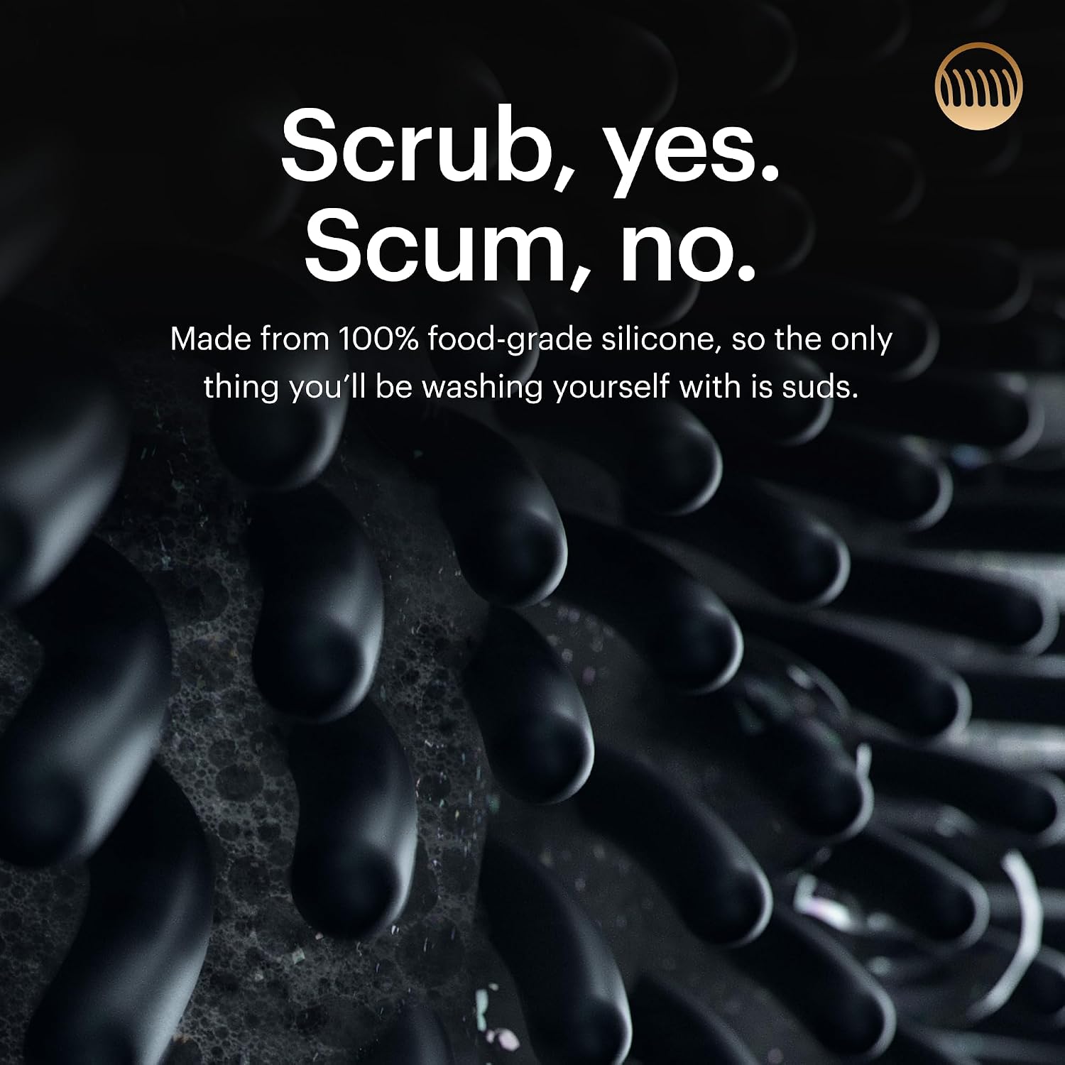 Detalle de MANSCAPED The Body Buffer silicone scrubber