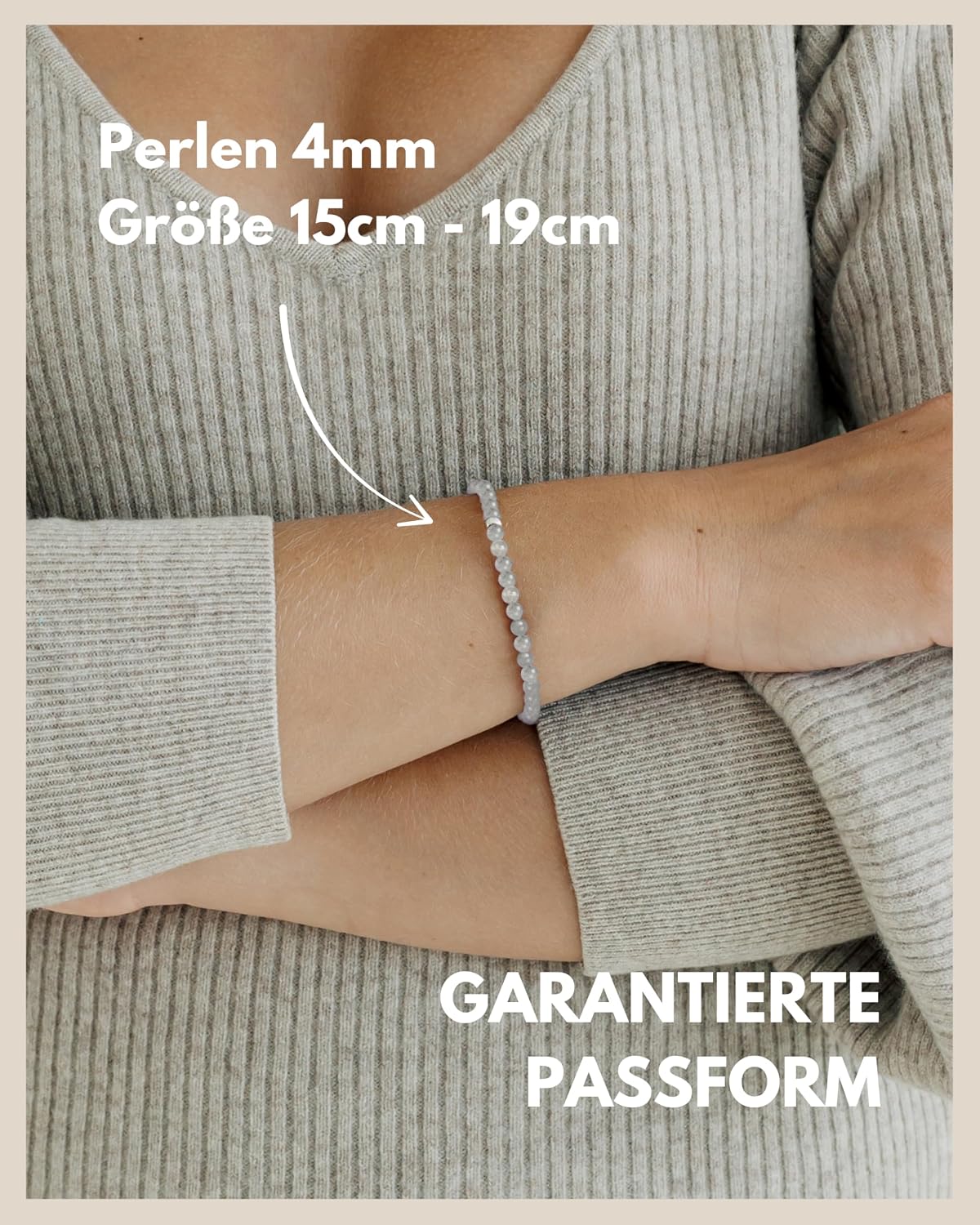 Detalle 1 de GD GOOD.designs Perlenarmband mit 4 mm