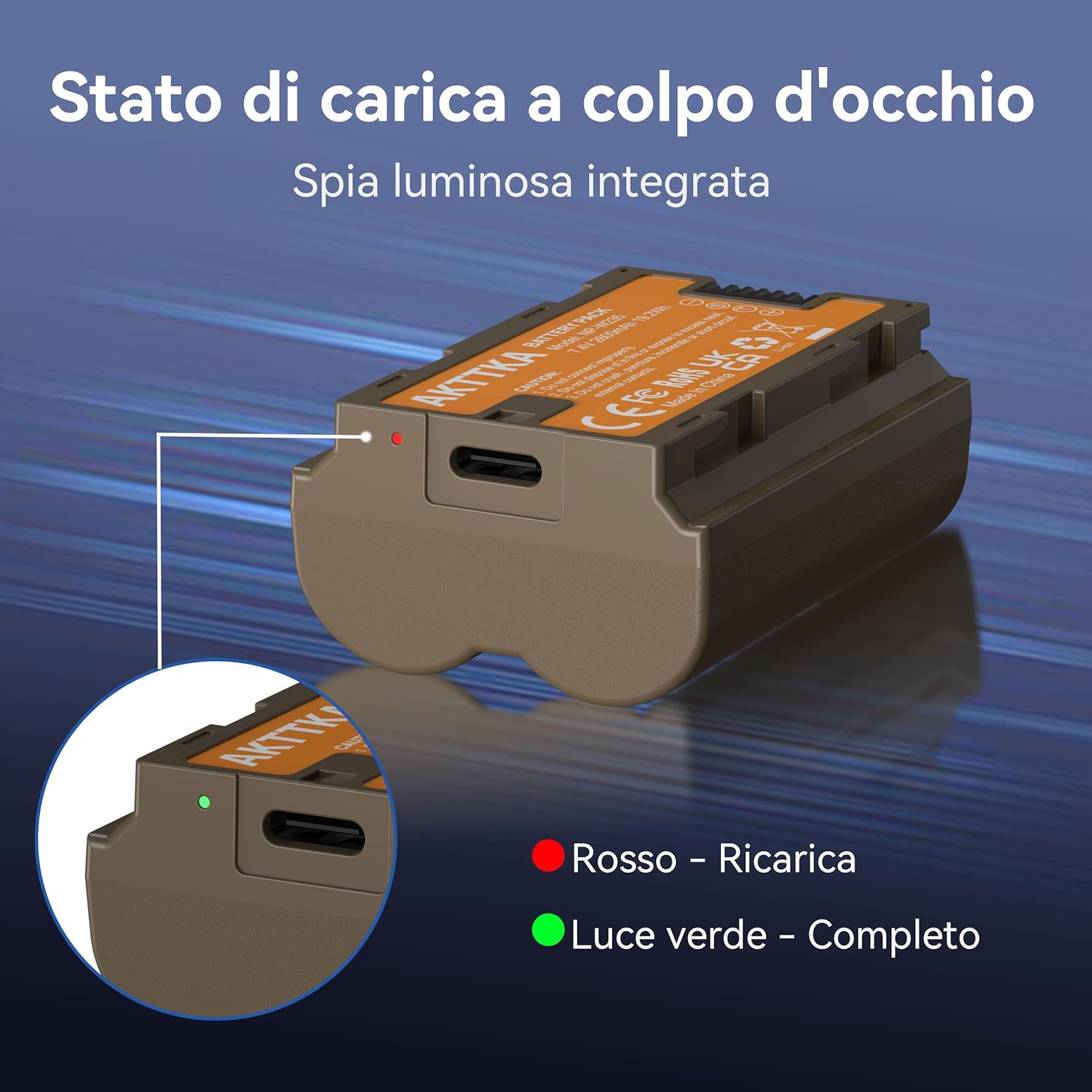 Thumbnail 5 de AKTTKA NP-W235 batterie 2600mAh
