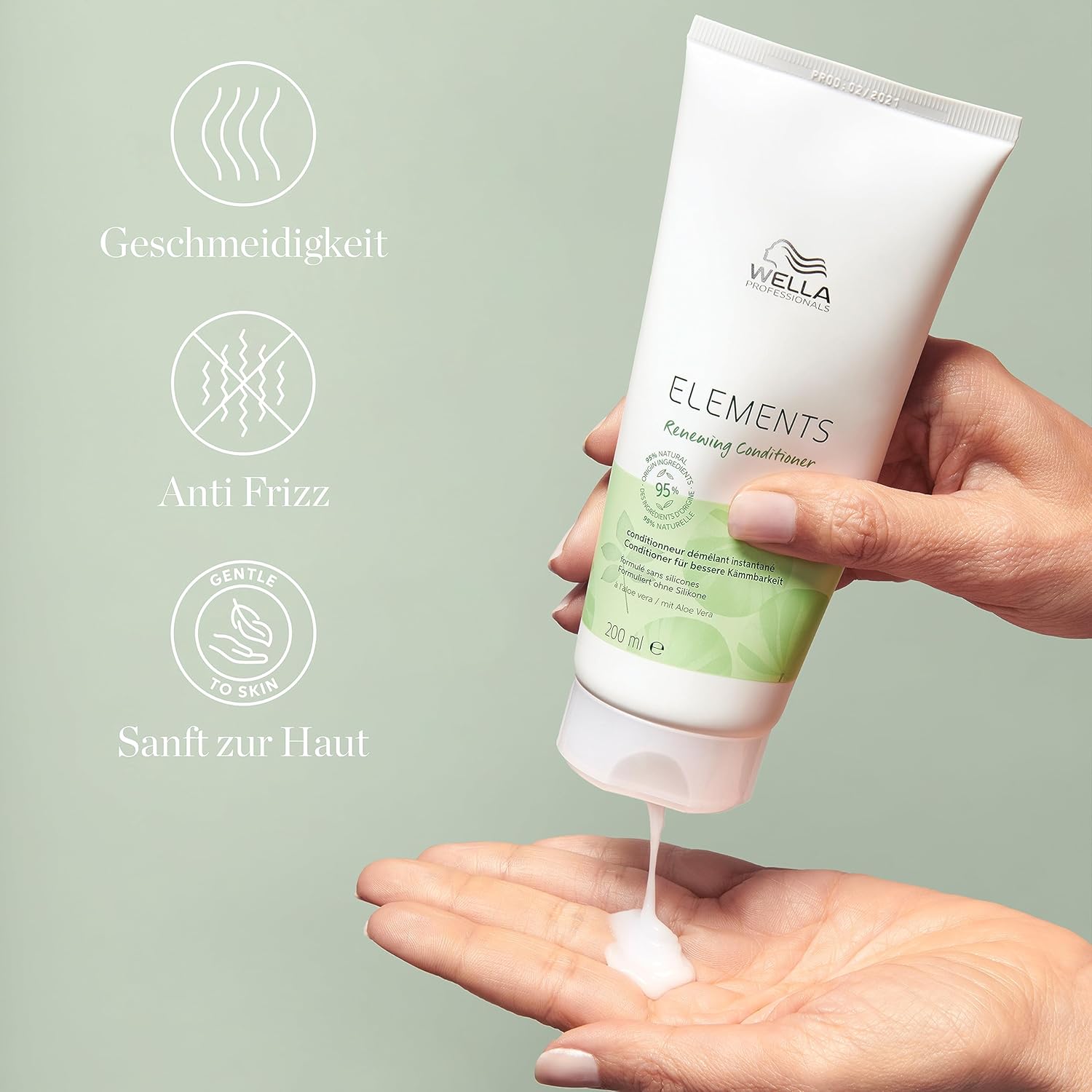 Thumbnail 1 de Wella Professionals ELEMENTS Renewing Conditioner – Anti Frizz Spülung für trockenes Haar und empfindliche Kopfhaut