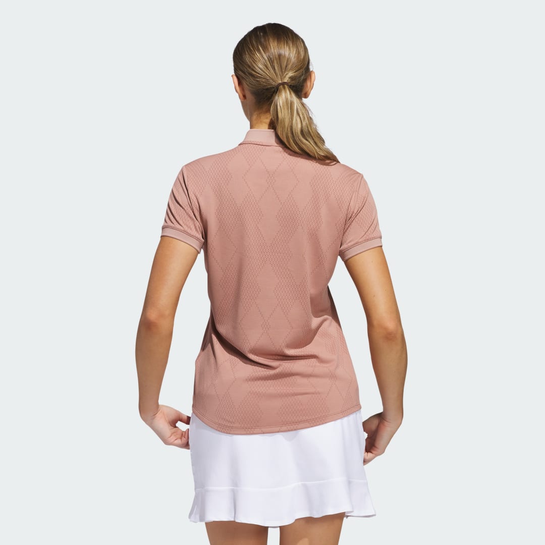 Thumbnail 1 de Polo Ultimate365 Diamond Jacquard de adidas en rosa