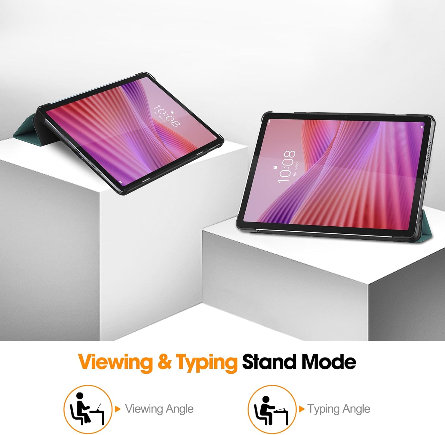 Thumbnail 2 de zZjoOoj Hülle für Lenovo Tab 2025 10,1 Zoll (TB-311FU/TB-311XU) – Ultradünne Schutzhülle mit Standfunktion & Auto-Schlaf/Wach