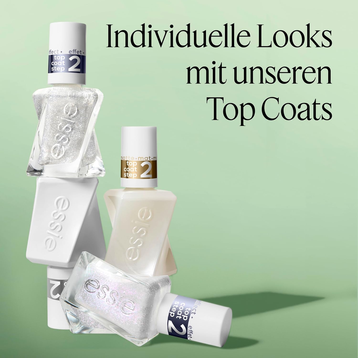 Thumbnail 5 de Gel by Essie Top Coat – langanhaltender Glanz ohne UV-Licht, Transparent (Nr. 00), 13,5 ml