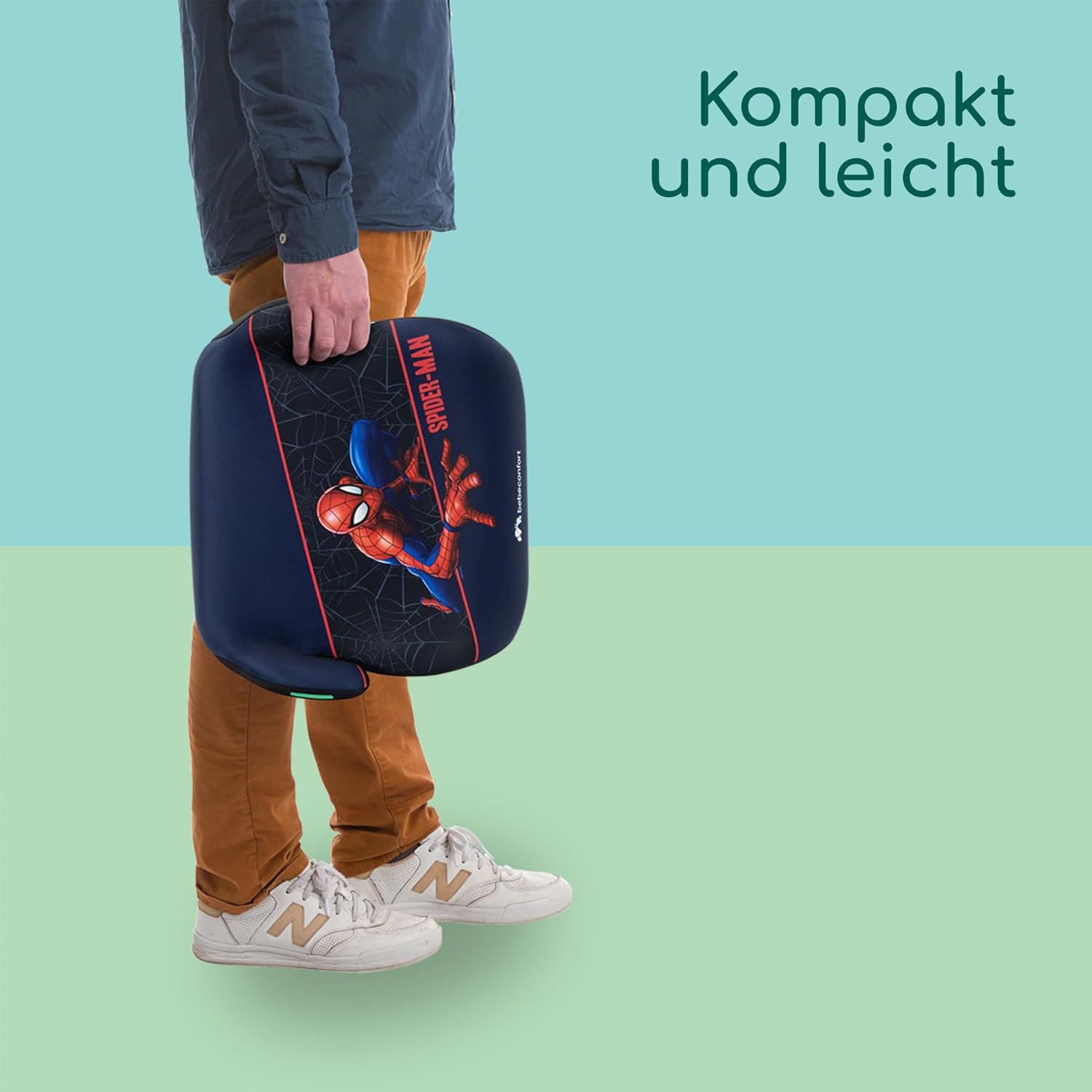 Detalle de Bebeconfort Marvel Manga i-Safe Kindersitzerhöhung – Spider-Man-Design, 6–12 Jahre, 128–150 cm