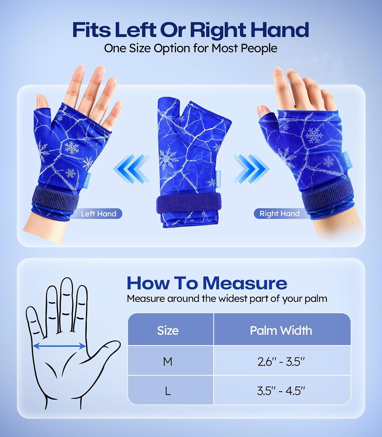 Thumbnail 6 de cocoio Thumb & Wrist Ice Pack Wrap, Medium Reusable Hot-Cold Gel Wrap