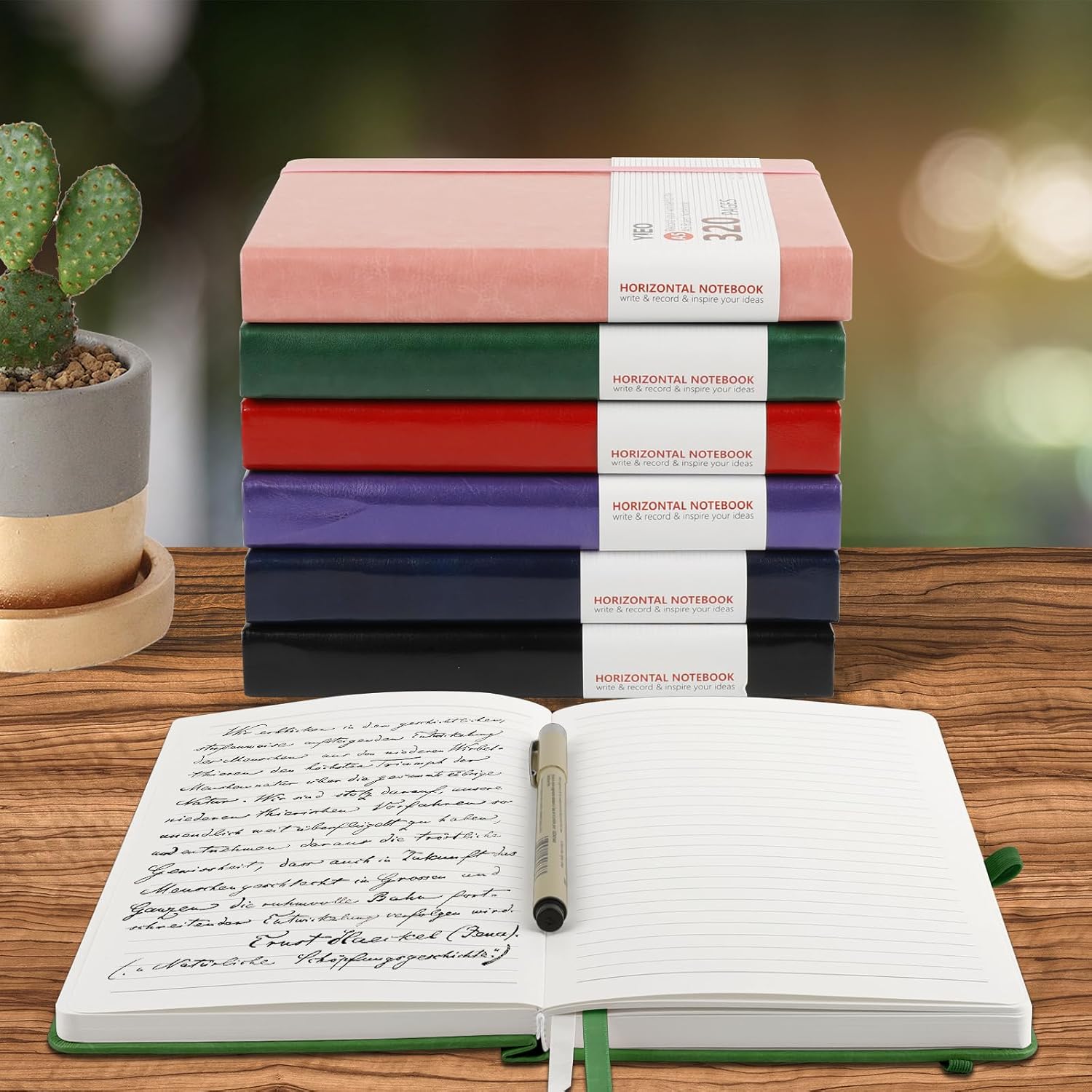 Thumbnail 6 de Notebook A5 Hardback Thick Journal 320 Pages – Green