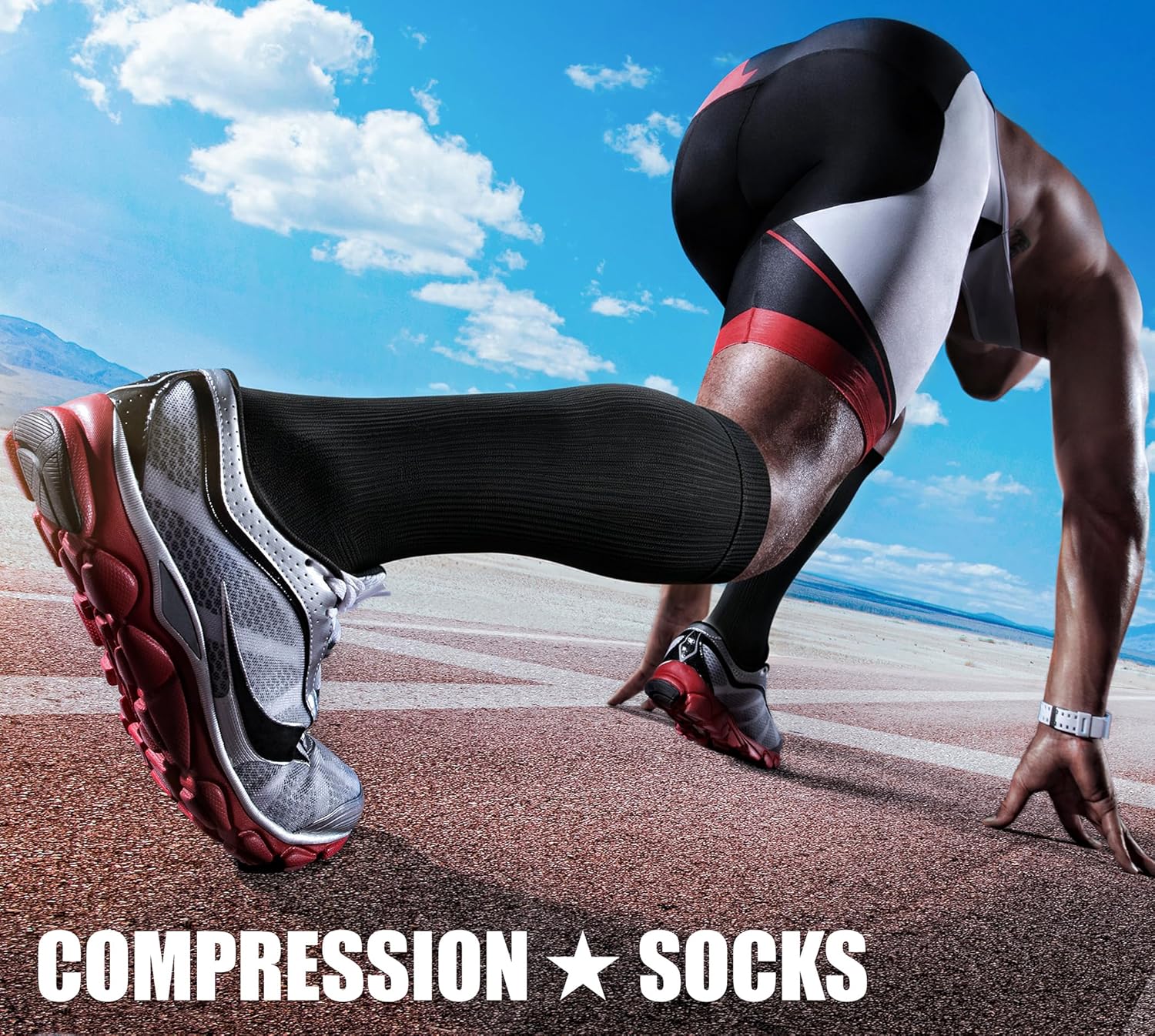 Thumbnail 2 de CHARMKING 15-20 mmHg Compression Socks (3 Pack) for Men and Women
