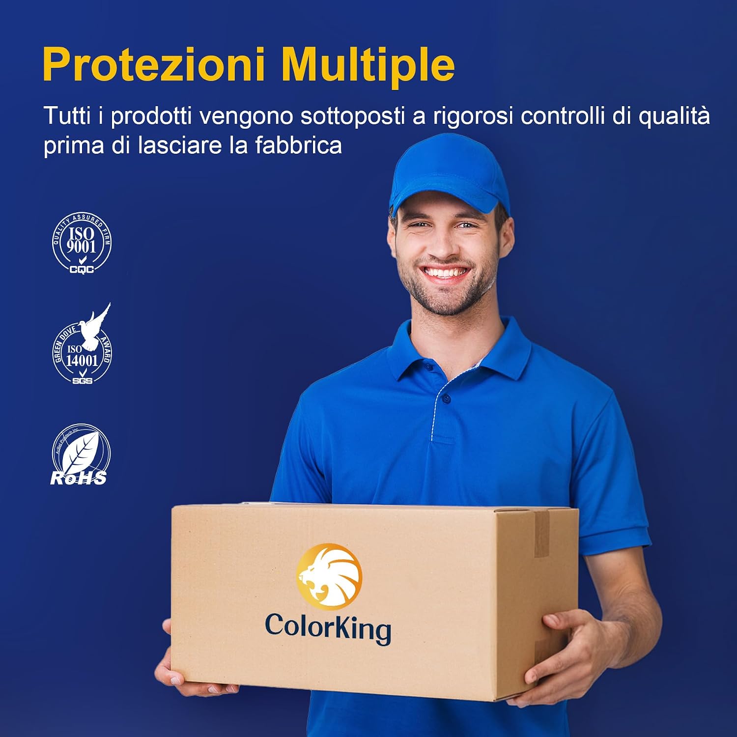 Detalle de ColorKing Cartucce Compatibili per Epson XP-2200/XP-4200 e WorkForce WF: alta capacità, installazione semplice