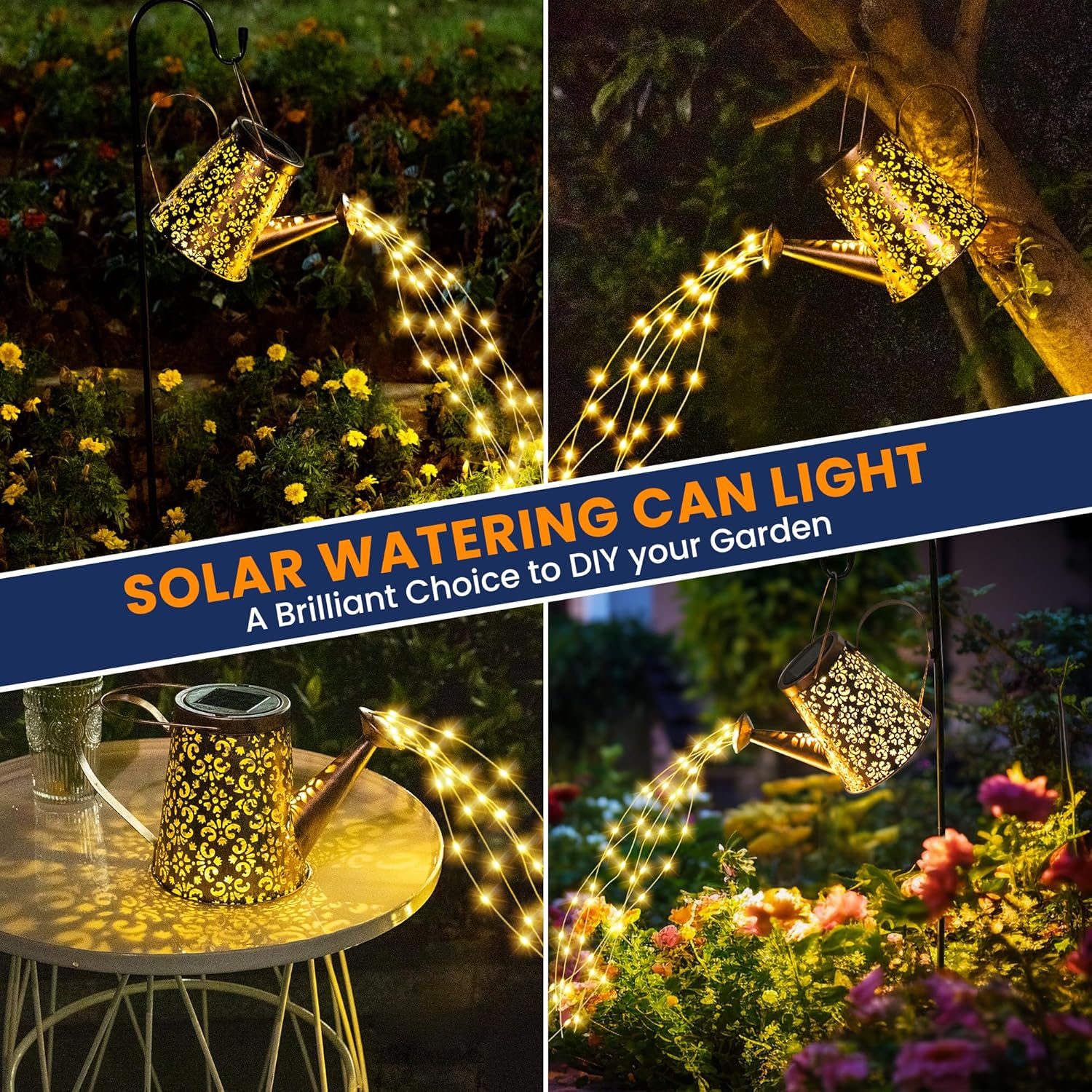 Thumbnail 3 de GIGALUMI Solar Watering Can Lights for Outdoor Garden