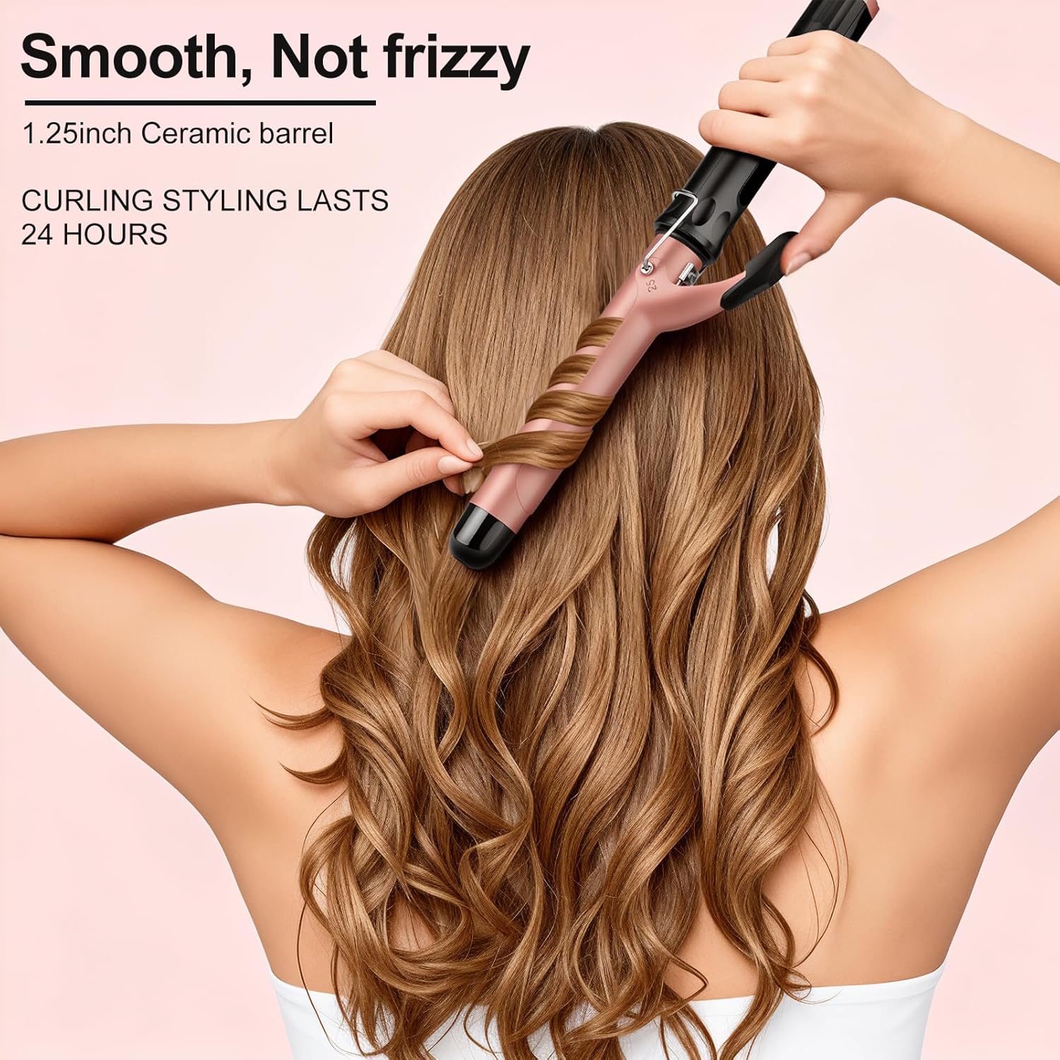 Detalle de JAETON Curling Wand Hair Curler 32mm