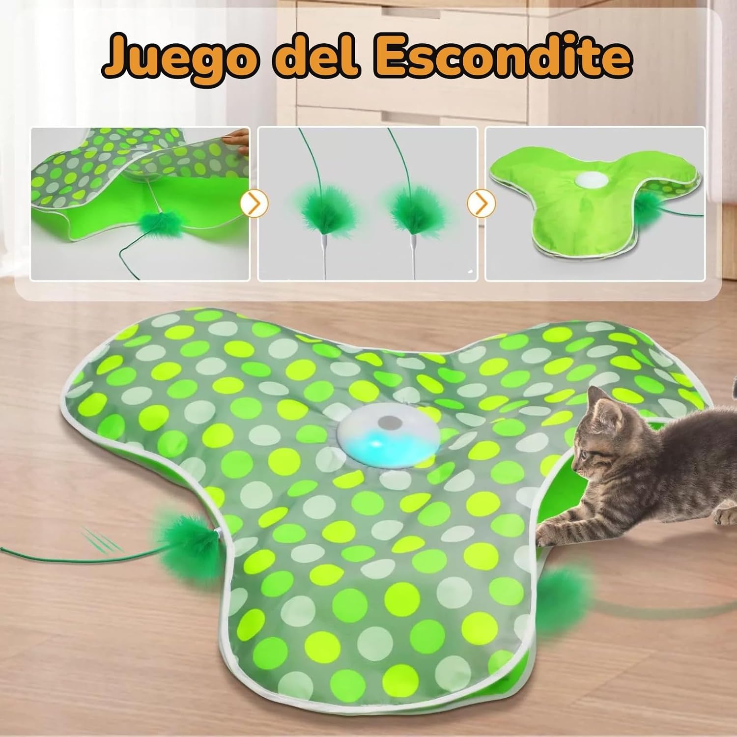 Thumbnail 2 de Kory Juguete Interactivo Gato con Manta de Escondite