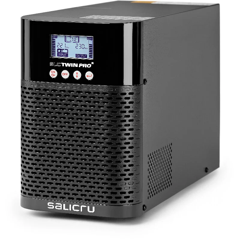 Detalle de Salicru SLC Twin PRO 2 700VA IEC SA, SAI online de doble conversión para cargas sensibles