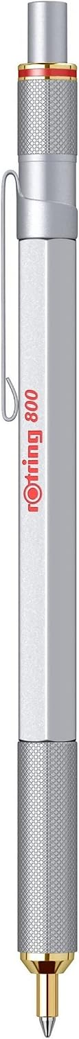 Rotring Retractable Ballpoint Pen, Silver