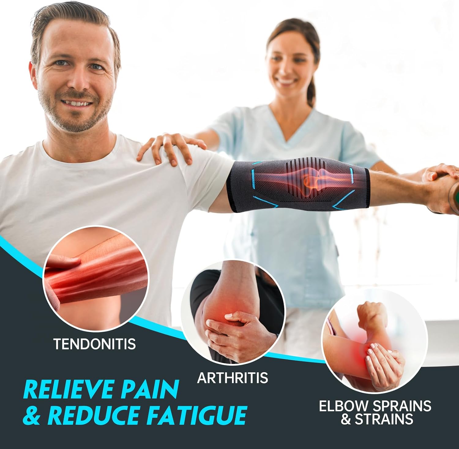 Detalle 2 de Molsdon Elbow Support 2 Pack