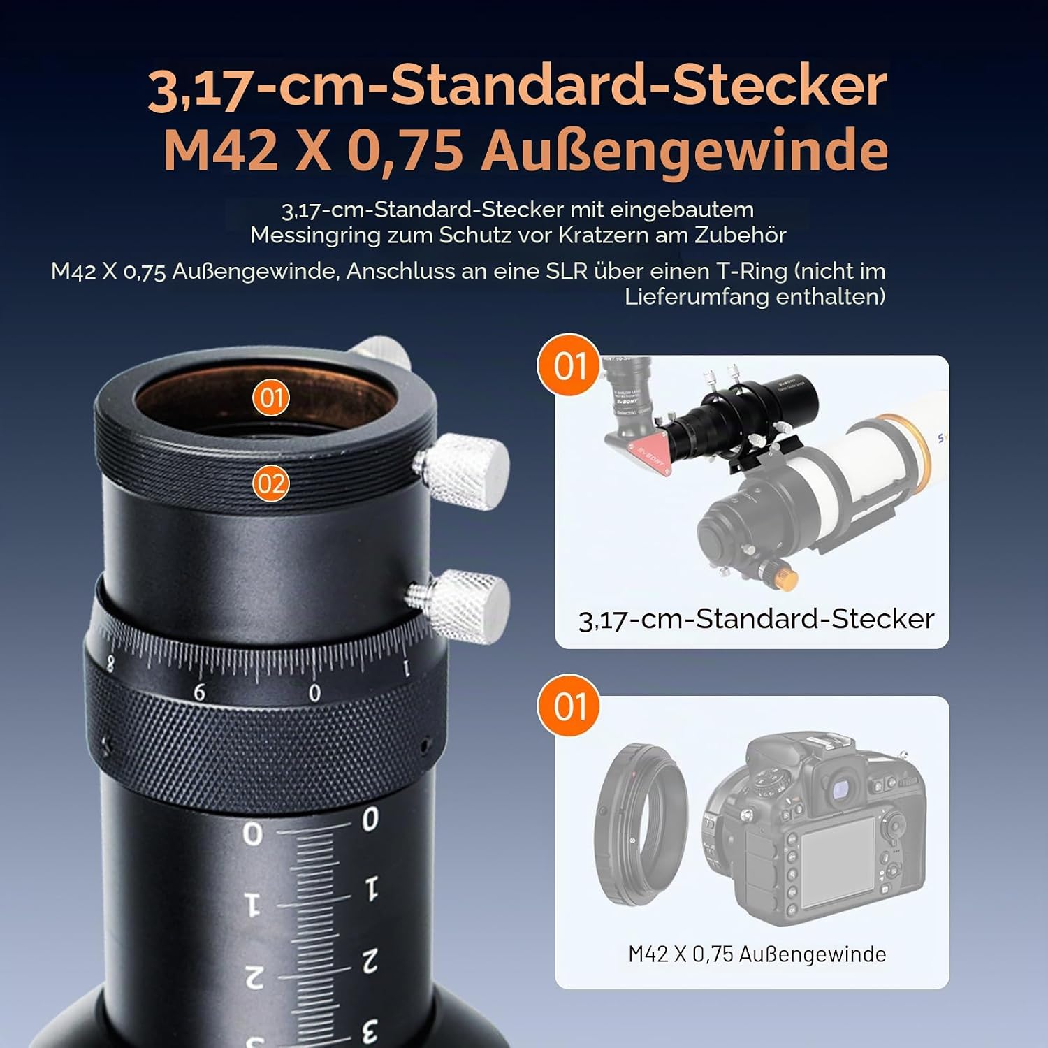 Thumbnail 4 de Svbony SV106 Guidescope 60mm für Astrofotografie